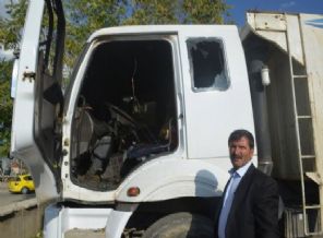MHPli Başkanın kamyonu yakıldı