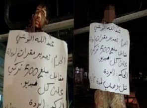 IŞİD, üç kişiyi çarmıha gerdi