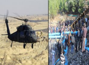 TSK mahsur kalan işçiler için harekete geçti!