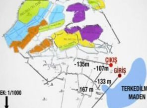O madenin planı ilk kez ortaya çıktı