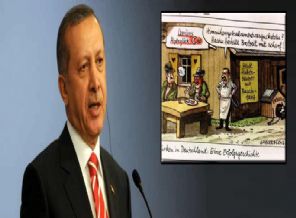 Almanya'da Erdoğan'a büyük saygısızlık
