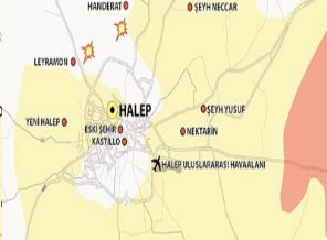 Halep'te son durum