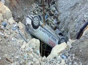 Maden ocağında gazeteciler kaza geçirdi