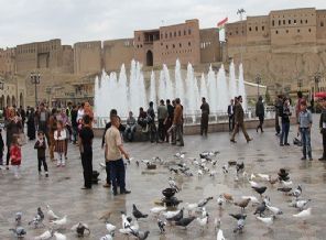 Erbil'de oteller boş