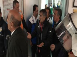 Maç sonrası koridorda büyük kavga!