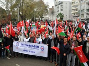 Sinop'tan İsraile lanet yağdı