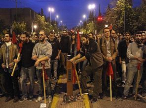 Yunanistan'da '17 Kasım' protestoları