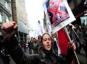 Biden için 'çuvallı' protesto eylemi