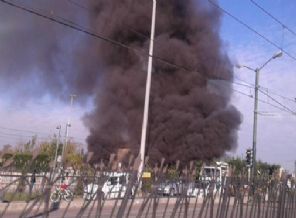 Topkapı altgeçidi yanıyor!