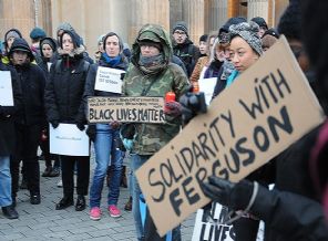 'Ferguson protestoları' Berlin'e sıçradı