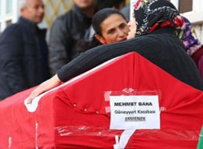 Ermenek'te 1 madenci toprağa verildi