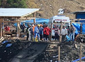 Ermenek'te bir işçinin cenazesine ulaşıldı