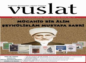 Vuslat Dergisi Aralık sayısı çıktı