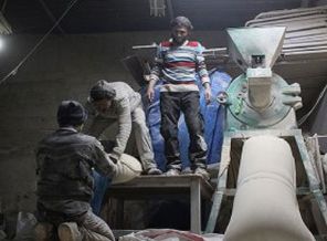 Arpa ekmeğiyle ayakta kalıyorlar