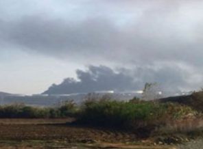 BOTAŞ tesislerinde dev yangın!