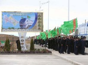 İran-Türkmenistan-Kazakistan demiryolu hattı açıldı