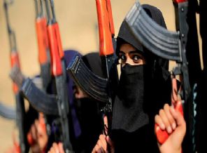 Kadın polislere komando eğitimi