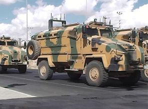 Askeri araç devrildi