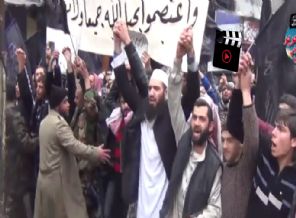 Hizb-ut Tahrir'den Halep'te dev gösteri(Video)