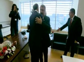 Mustafa Destici Ekrem Dumanlı'yı ziyaret etti