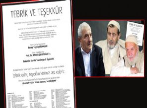 Said Nursi'nin talebelerinden Cumhurbaşkanı'na teşekkür