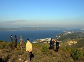 Çanakkale'de 'RES' protestosu