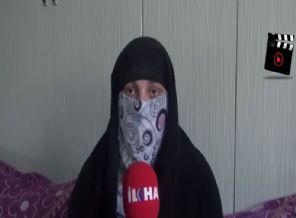 Evi yakılan hamile anne konuştu