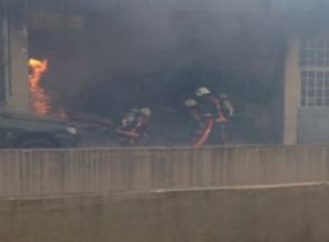 Topkapı sanayide patlama