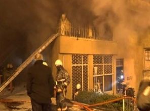 Zeytinburnu'nda tekstil atölyesinde yangın