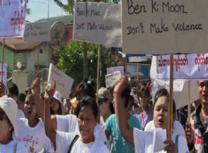 Arakanlıların haklarını araştıran BM 'ye tepki