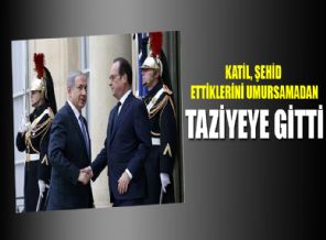 Teröre onlarca kurban verenler, Fransa'ya taziyeye gitti!