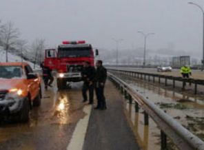 Sel suları TEM bağlantı yolunu kapattı
