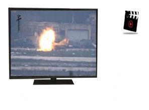 Rejim uçağı TOW füzesiyle böyle vuruldu (Video)