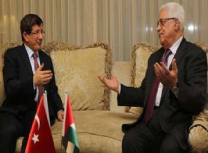 Davutoğlu, Abbas ile görüştü