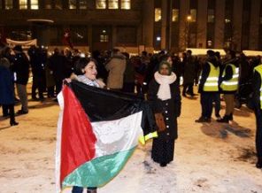 Norveç'te ırkçı ve ırkçı karşıtı gösteriler