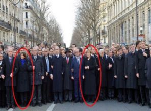 Kadın liderleri o kareden sildiler