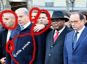 Netenyahu'nun korumaları da Paris'te sorun olmuş