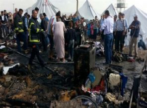 3 yaşındaki Suriyeli Ahmet yangında can verdi