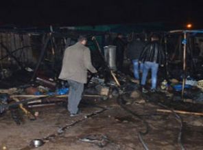 Kilis'te çadır yangını: 2 ölü