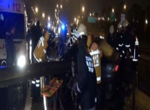 Bariyer ok gibi saplandı