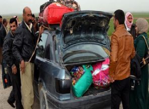 Sığınmacılar Kerkük'ü terk ediyor