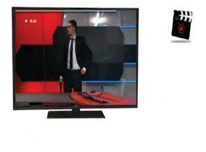 Canlı yayında silahlı baskın