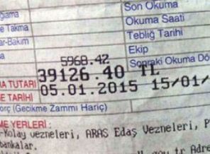 Kullanılmayan eve gönderilen fatura şoke etti