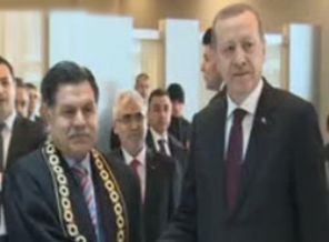 Erdoğan yeni AYM üyesinin yemin töreninde