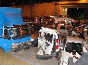 Başkentte zincirleme trafik kazası