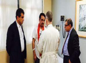 Tedavi gören Tatlıses'den ilk kare!