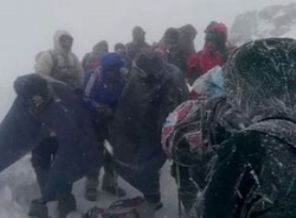Dağcılar dehşet anlarını anlattı
