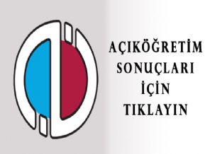Açıköğretim sonuçları açıklandı