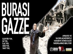 İHH'dan  'Burası Gazze' kampanyası
