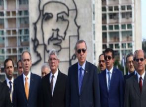 Erdoğan, Küba'da...